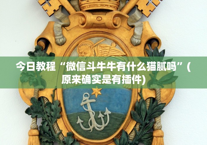 今日教程“微信斗牛牛有什么猫腻吗”(原来确实是有插件)