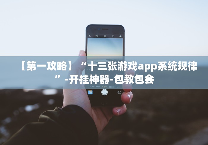 【第一攻略】“十三张游戏app系统规律”-开挂神器-包教包会