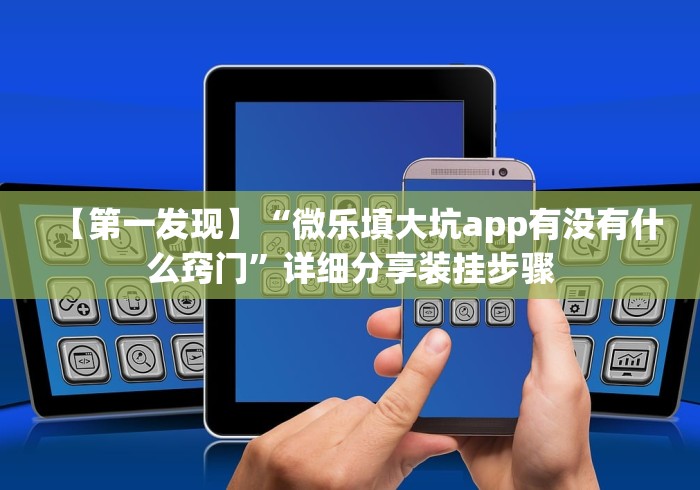 【第一发现】“微乐填大坑app有没有什么窍门”详细分享装挂步骤