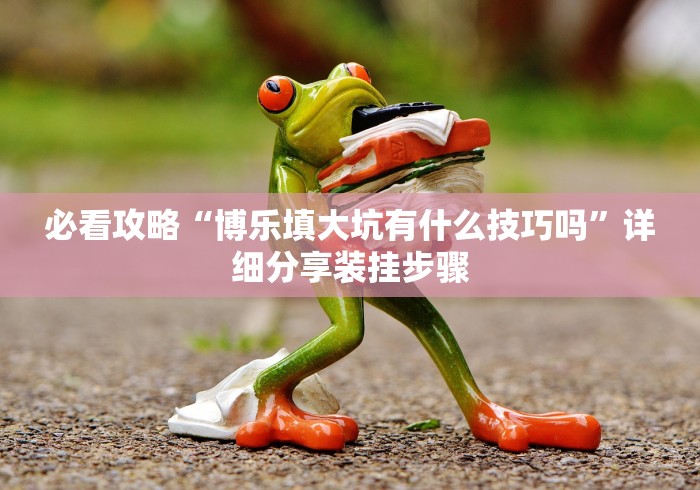 必看攻略“博乐填大坑有什么技巧吗”详细分享装挂步骤