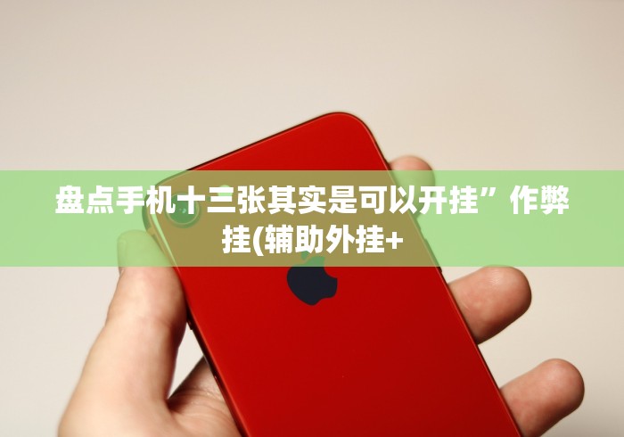 盘点手机十三张其实是可以开挂”作弊挂(辅助外挂+