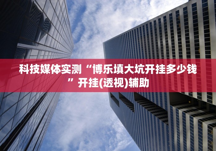 科技媒体实测“博乐填大坑开挂多少钱”开挂(透视)辅助