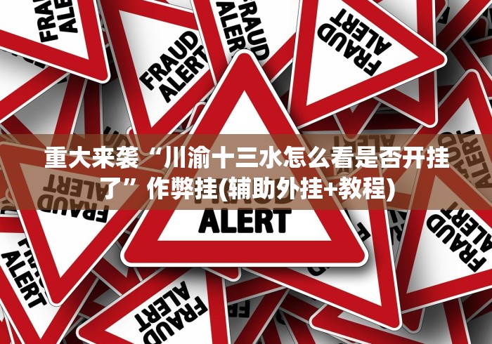 重大来袭“川渝十三水怎么看是否开挂了”作弊挂(辅助外挂+教程)