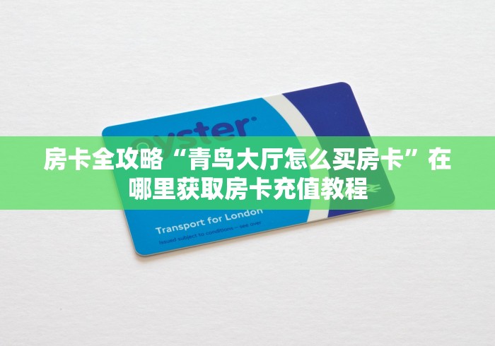 房卡全攻略“青鸟大厅怎么买房卡”在哪里获取房卡充值教程