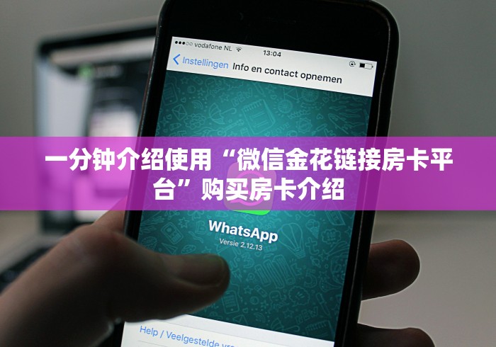 一分钟介绍使用“微信金花链接房卡平台”购买房卡介绍