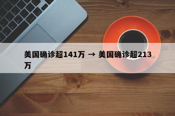 美国确诊超141万 → 美国确诊超213万